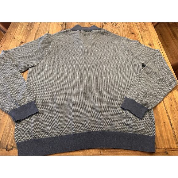 Brooks Brothers Cashmere Blend Quarter 1/4 Zip Pullover Sweater Size XXL - Picture 9 of 12